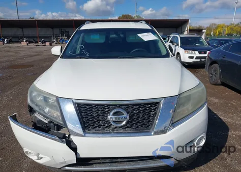 2015 Nissan Pathfinder S z USA, uszkodzony, nr VIN 5N1AR2MN0FC648582